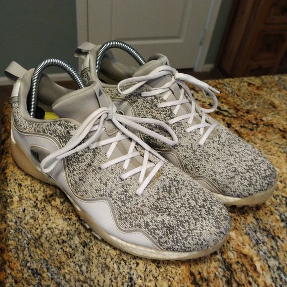 Adidas CodeChaos 21 PrimeBlue Men's Golf Shoes FW5613 White Gray Size 10 - Picture 2 of 12